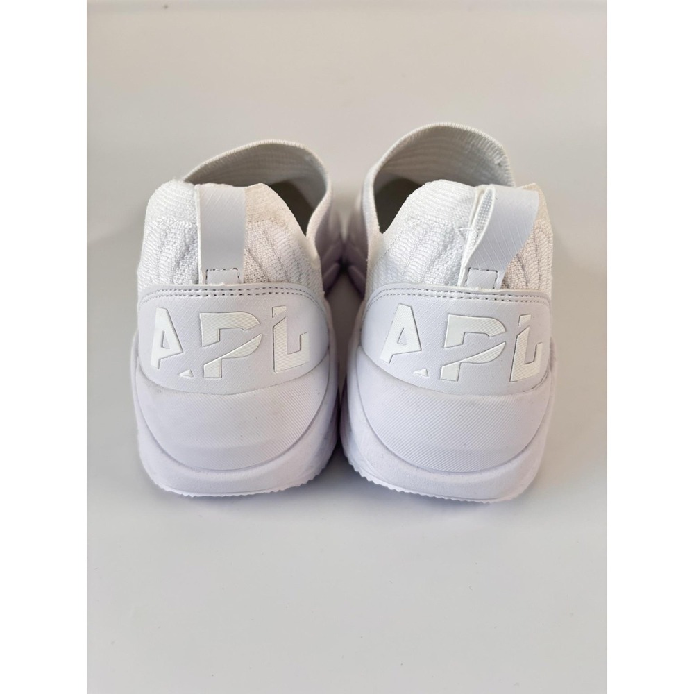 APL Techloom Traveler Shoes Womens 10 White Knit Chevron Slip On Walking - Picture 4 of 7